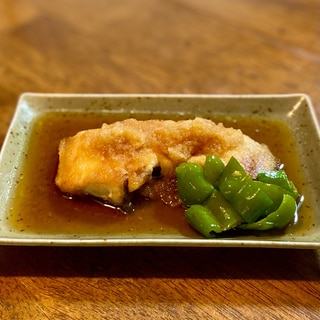 白身がふわっ❗️かれいの天つゆかけ【和食・主菜】